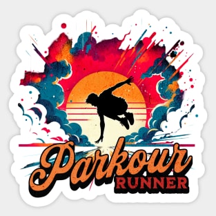 Parcour Runner Design Sticker